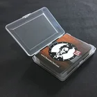 5 шт., прозрачные пластиковые коробки для игральных карт