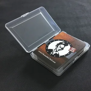 5 шт., прозрачные пластиковые коробки для игральных карт