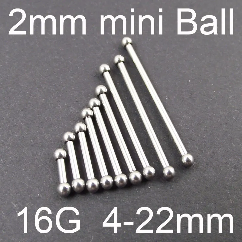 2 шт. мини кольца для пирсинга губ 16 г|Украшения тела| |