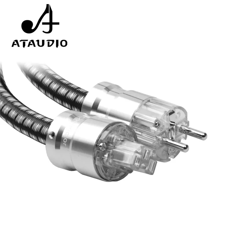 ATAUDIO кабель питания Hi Fi end 6N OFC шнур с фотоэлементом|Кабели VGA| |