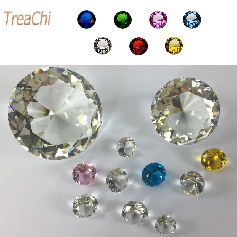 Кристально прозрачный бриллиантовый пресс граненый вырез стекло алмазное