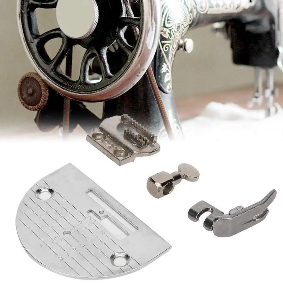Швейные инструменты металлическая игла пластина зажим пила зуб прижимная лапка