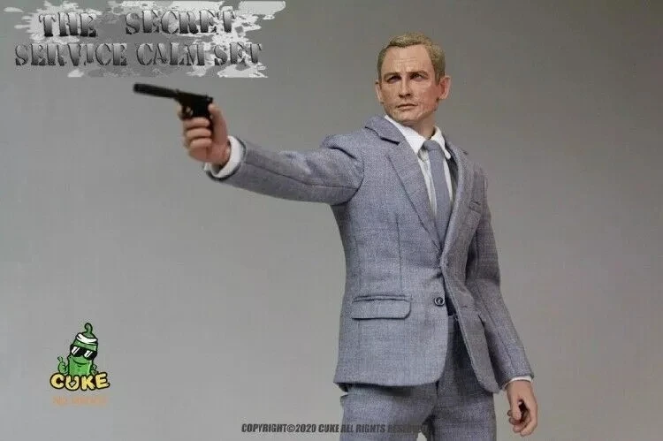 

CUKE TOYS 1/6 MA-009A James Bond Gray Clothes Weapon For 12" Action Figure Dolls In Stock