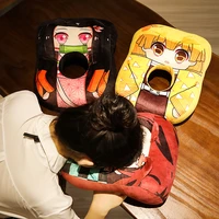 japan anime demon slayer agatsuma zenitsu kamado tanjirou inosuke kanawo kamado nezuko plush pillow sleep pad model cos gift