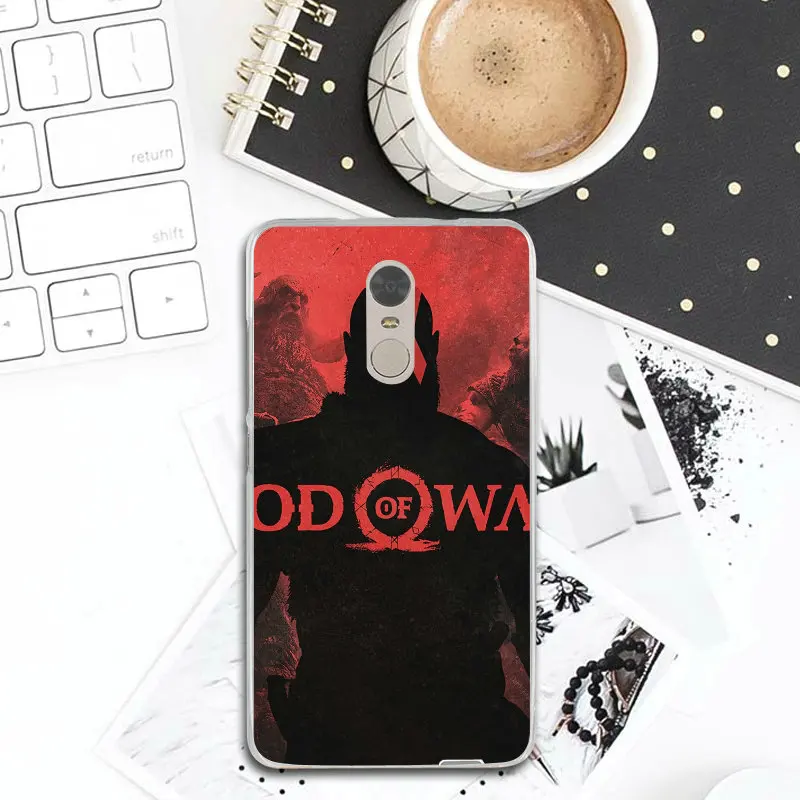 Мягкие чехлы для телефонов из ТПУ Kratos God Of War Seashell Sea Xiaomi Redmi Note 3 3S 4 4A 4X5 5A 6A 7 Y3 Go Pro Plus |