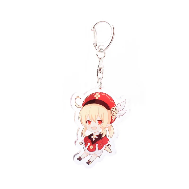 

Genshin Impact Necklace keychain Pendant Around The Game trend Chain Key Chain Popular game decorations Fans Birthday Present