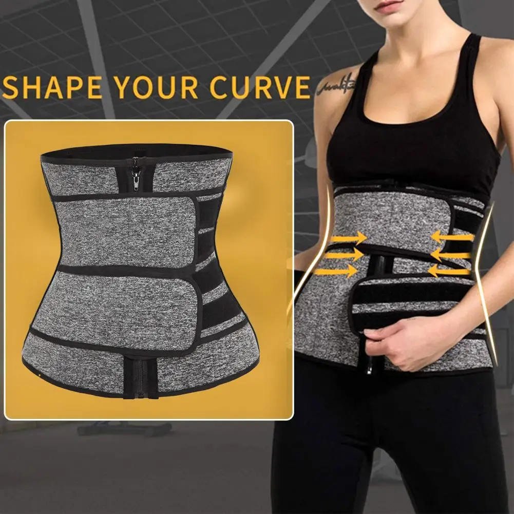 

Spandex High Quality Sweat Fitness Waist Trainer Waist Cincher Body Shaper Durable Waist Belts Comfortable for Exercise