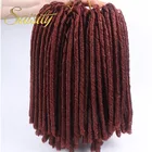 Saisity 14''Soft Locs вязание крючком косы Xpressions заплетённые волосы, искусственные локоны в стиле Crochet ямайском стиле синтетические пряди для наращивания волос
