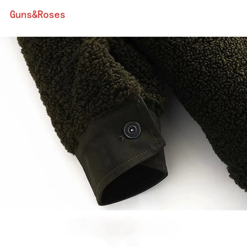 

Women's Spring Jackets 2021 Fashion Oversized Faux Fur Teddy Jacket Coat Vintage Long Sleeve Pockets Women's Shirt Jacket