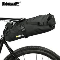 Rhinowalk Bike Saddle Bag Waterproof 10L 13L Bicycle Reflective Big Capacity Foldable Tail Rear Bag Cycling MTB Trunk Pannier