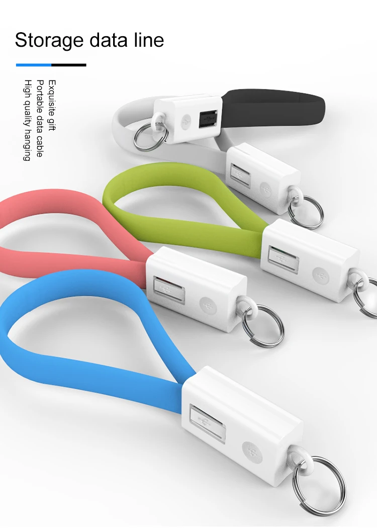 Мини брелок USB кабель для huawei samsung Xiaomi Портативный 2A Micro usb type-C USB-C кабель аксессуары портативный зарядный кабель