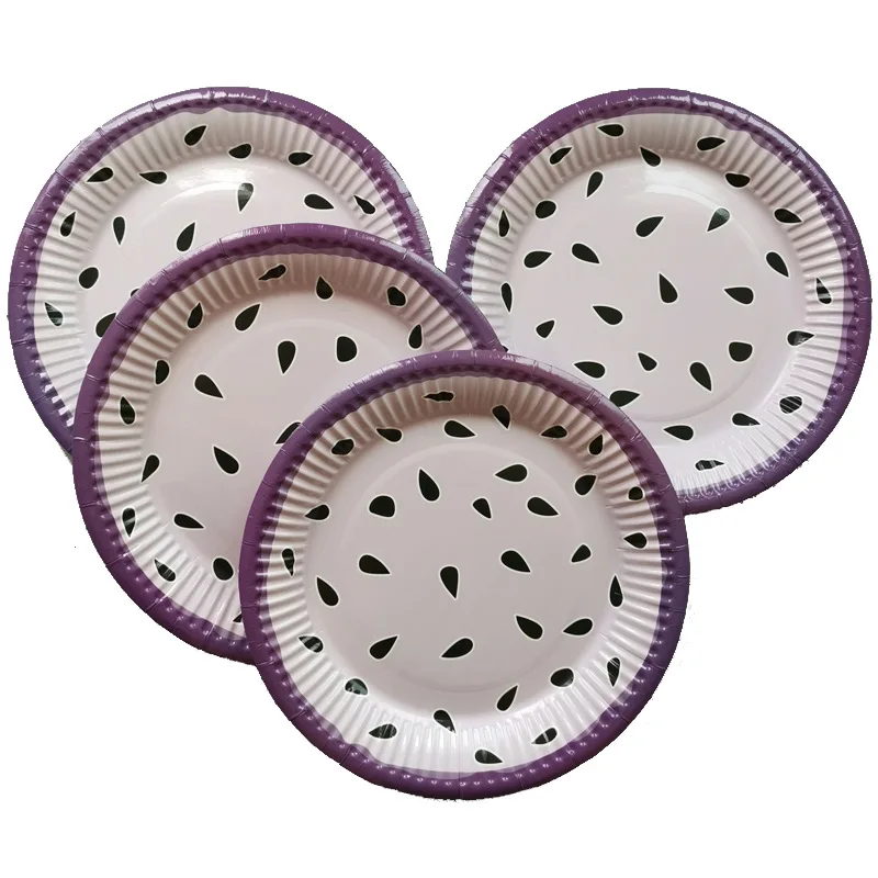 10 шт. одноразовые бумажные тарелки для украшения свадьбы дня