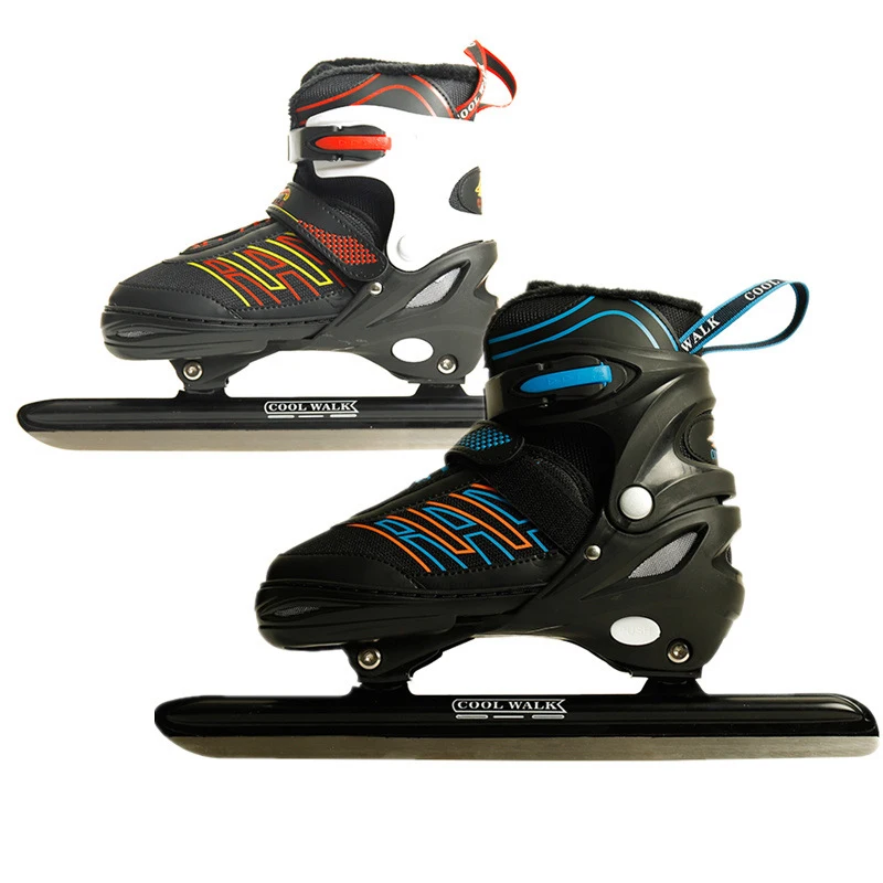 1 пара зимние профессиональные термоутолщенные коньки для взрослых можно