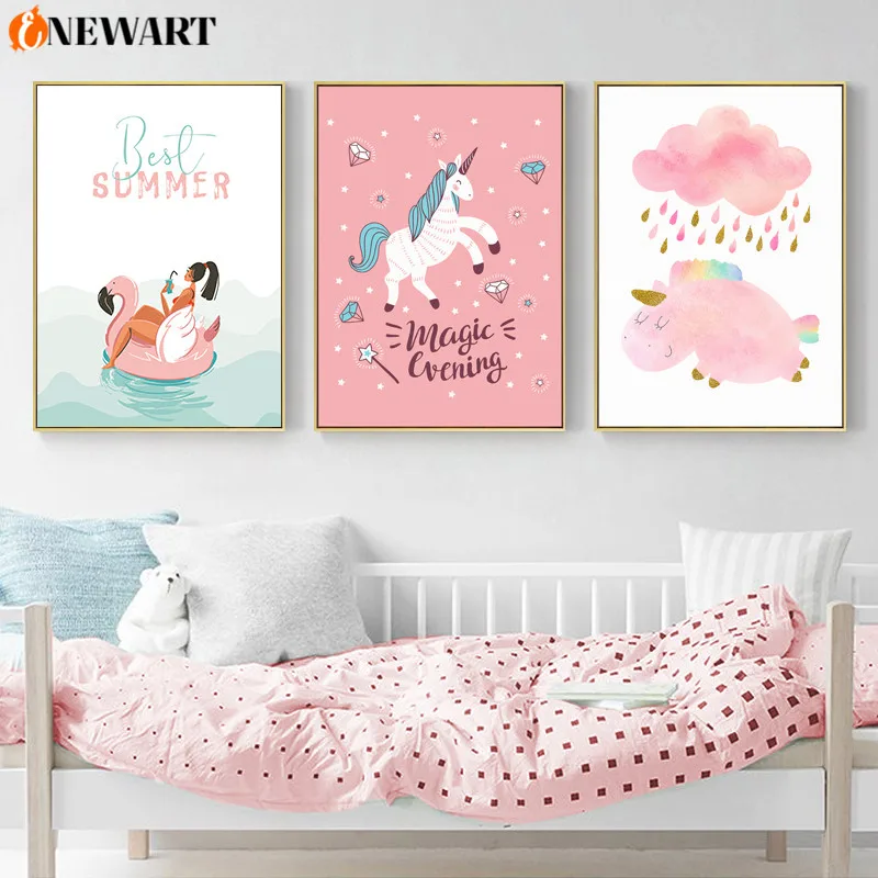 Картина для детской комнаты в скандинавском стиле декоративный плакат спальни