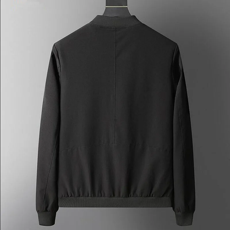 Мужская куртка с воротником мужская мода четыре сезона Повседневная однотонная