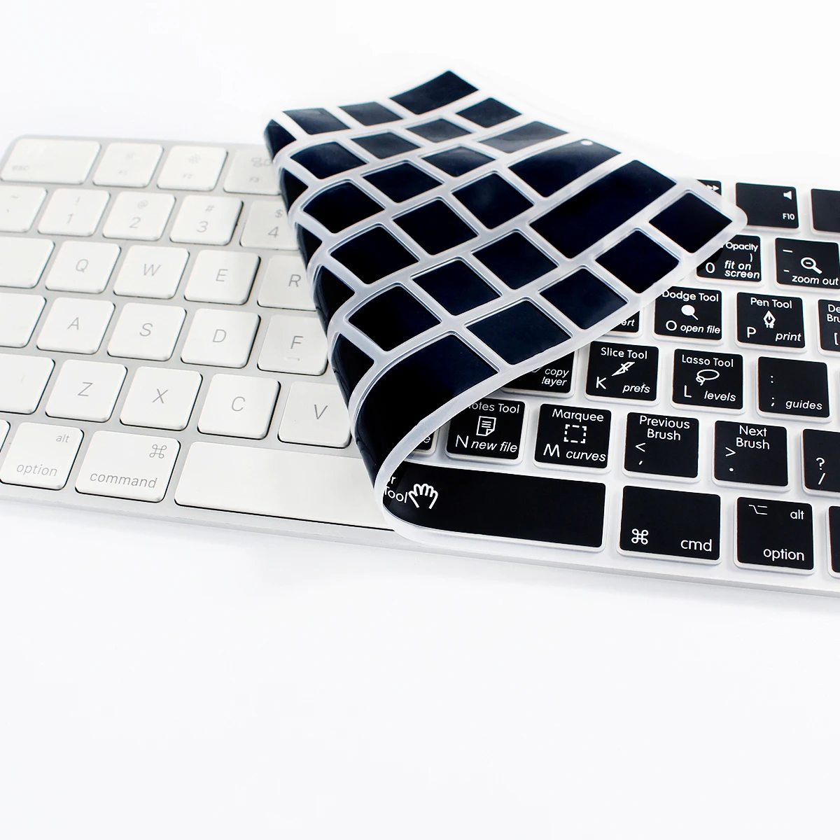 HRH фотошоп PS Hotkey Пыленепроницаемая силиконовая клавиатура защитная пленка для Apple Magic A1644 MLA22B/A US клавиатуры