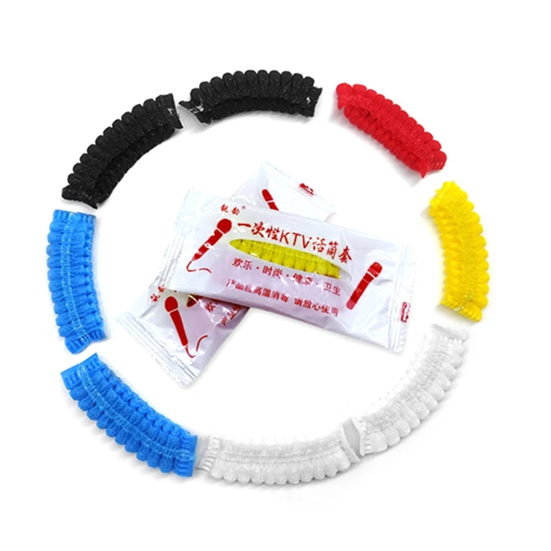 200 упаковок чехлов для микрофонов одноразовая Антибактериальная индивидуальная