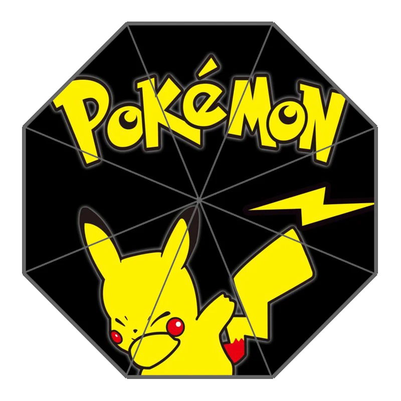 21 P# Pikachu Pokemon Зонт с индивидуальным принтом складной зонт от солнца и дождя для путешествий неавтоматический декоративный зонт высокого качества - Цвет: 21