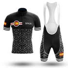 Трико ciclismo hombre verano 2020 Испания Ретро Велоспорт Джерси Мужская командная велосипедная рубашка с коротким рукавом велосипедный комплект MTB велосипедная одежда