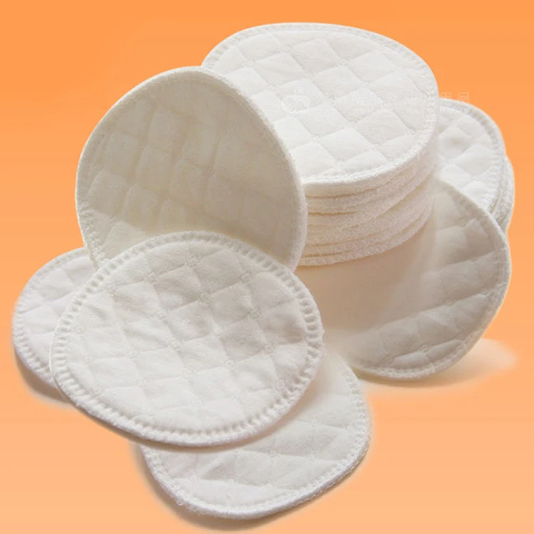 12pcs Pure Cotton Anti-seepage Breast Pads Washable Absorbent Soft Breastfeeding Accessories Baby Leak Feeding C1P7 | Мать и ребенок