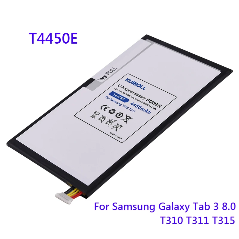 Аккумулятор T4450E для Samsung Galaxy Tab 3 8 0 T310 T311 T315 сменные батареи 4450 мАч аккумулятор