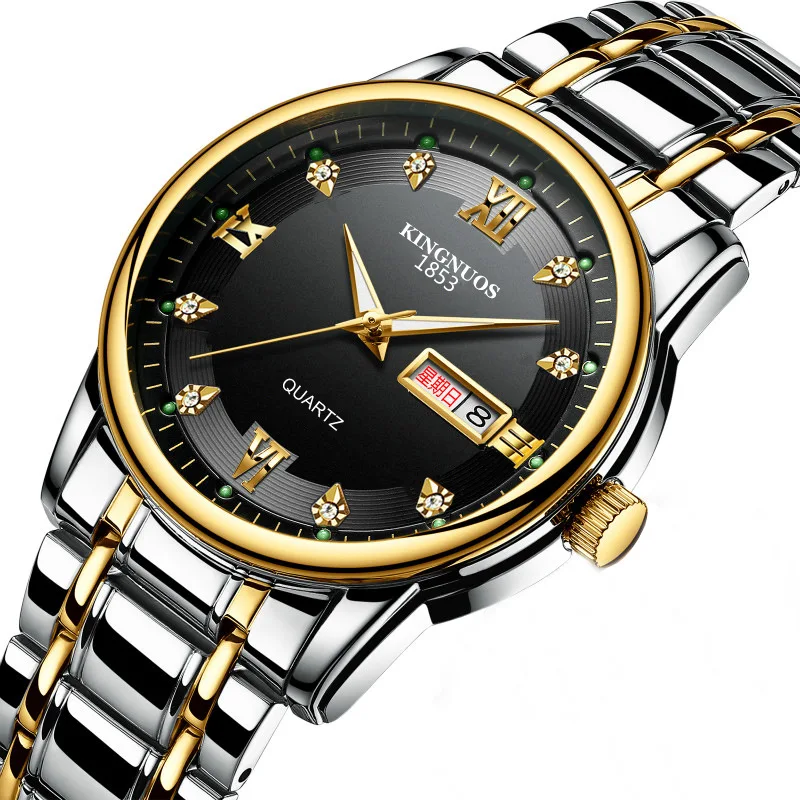 

KINGNUOS Watches Men Male Sport Watches 30M Life Waterproof Quartz