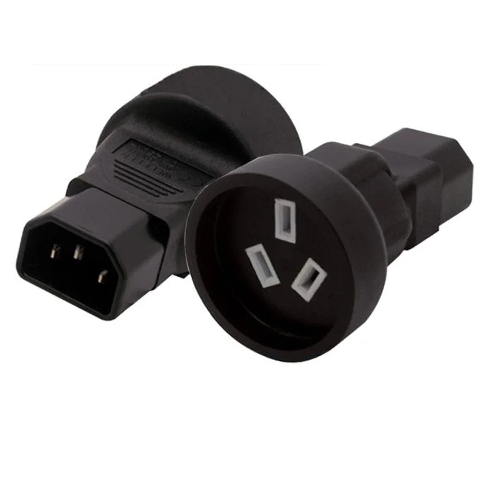 Черный ПВХ медь 10A/16A 250V IEC320-C14 to AU EU немецкий Франция Swiss US 5-15R 5-20R 6-15R 6-20R |