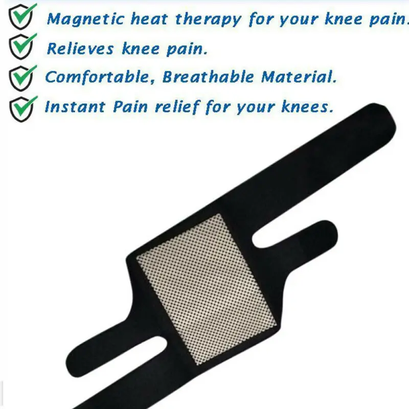 2 предмета Наколенники турмалиновые саморазогревающиеся с магнитными вставками