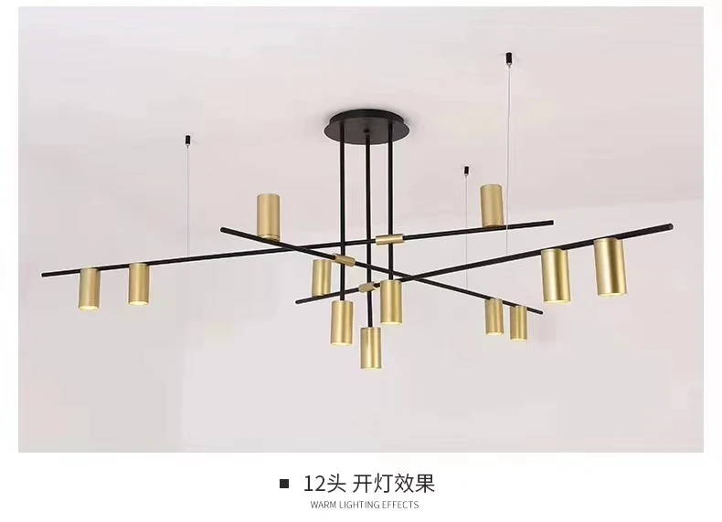 Креативный дизайн светодиодный люстры личность висит филиал лампы для Гостиная