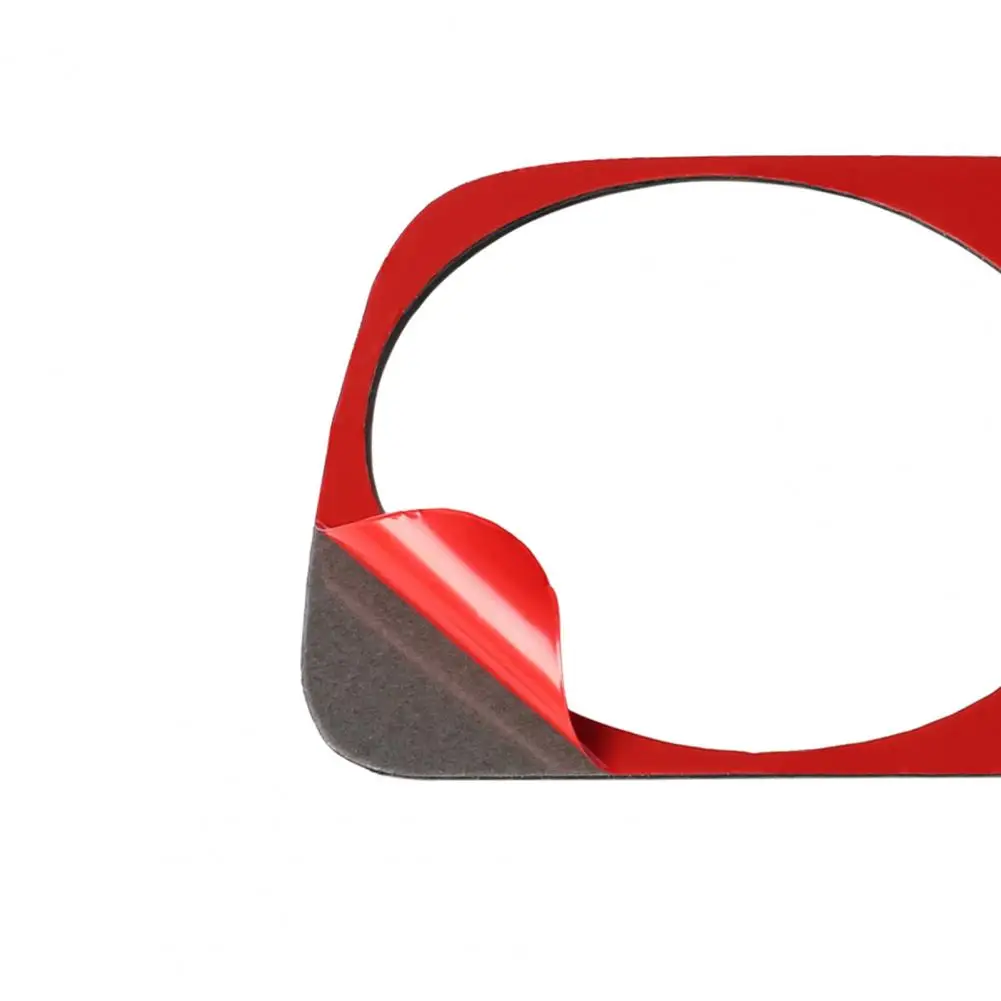 

Cup Holder Panel Sticker Waterproof Easy to Stick Car Accessories Carbon Fiber Trim Cup Holder Decorative Frame Decal Right Hand