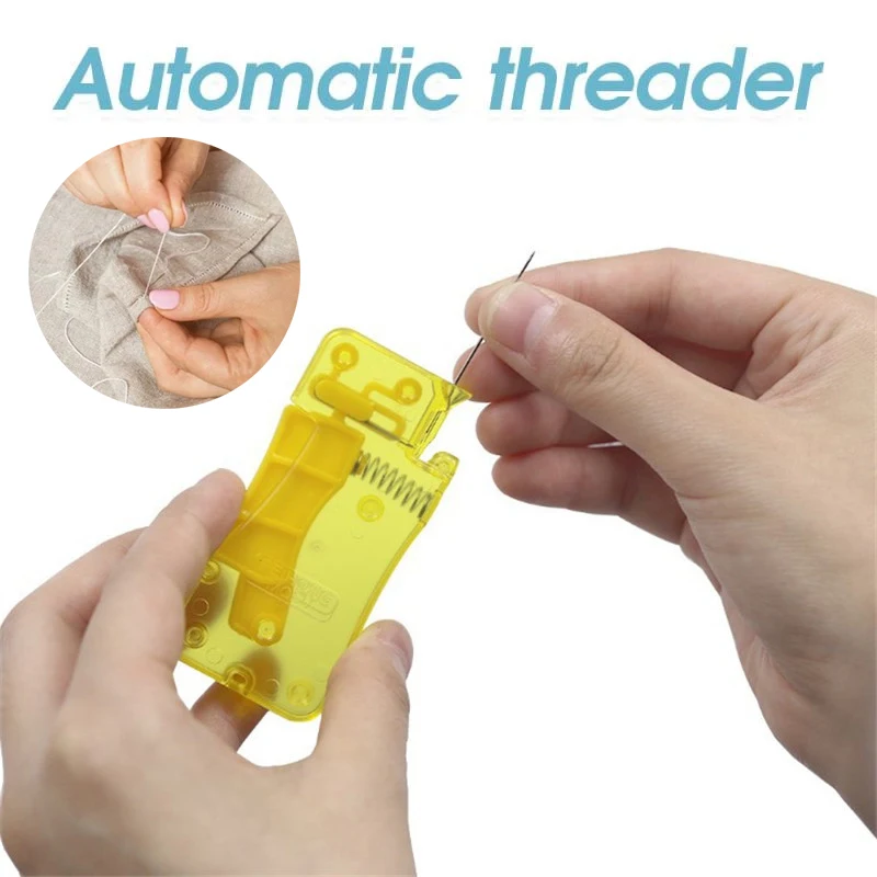 

Automatic Needle Threader Hand Sewing Machine Needle Threader Stitch Insertion Sewing Tool Accessories DIY For Elderly Needles