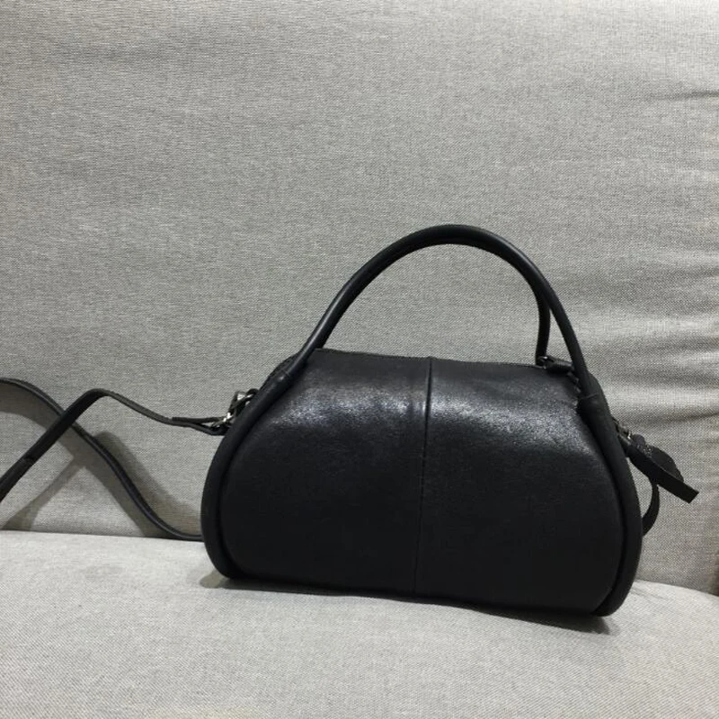 Классические Наплечные сумки из натуральной кожи 100% кожаная женская сумка через