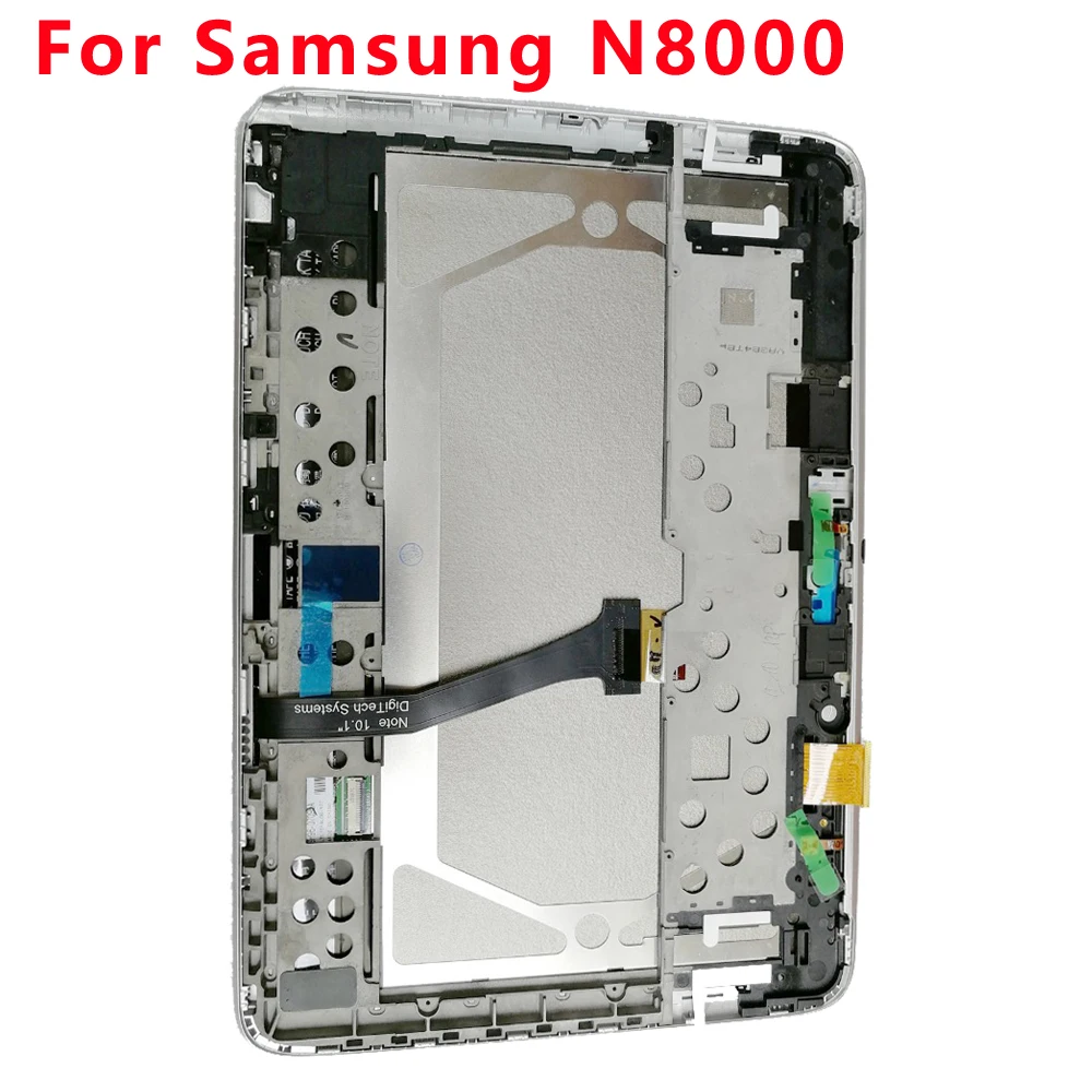 ЖК дисплей с сенсорным экраном и дигитайзером в сборе рамкой для Samsung Galaxy Note 10 1