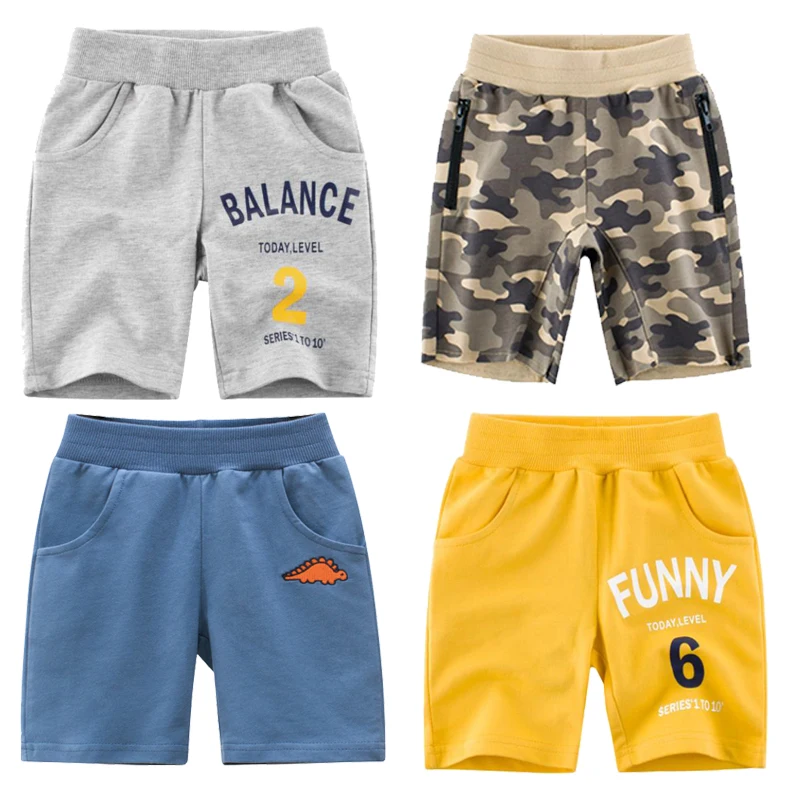 Летние Детские камуфляжные шорты с принтом для мальчиков и девочек легкие