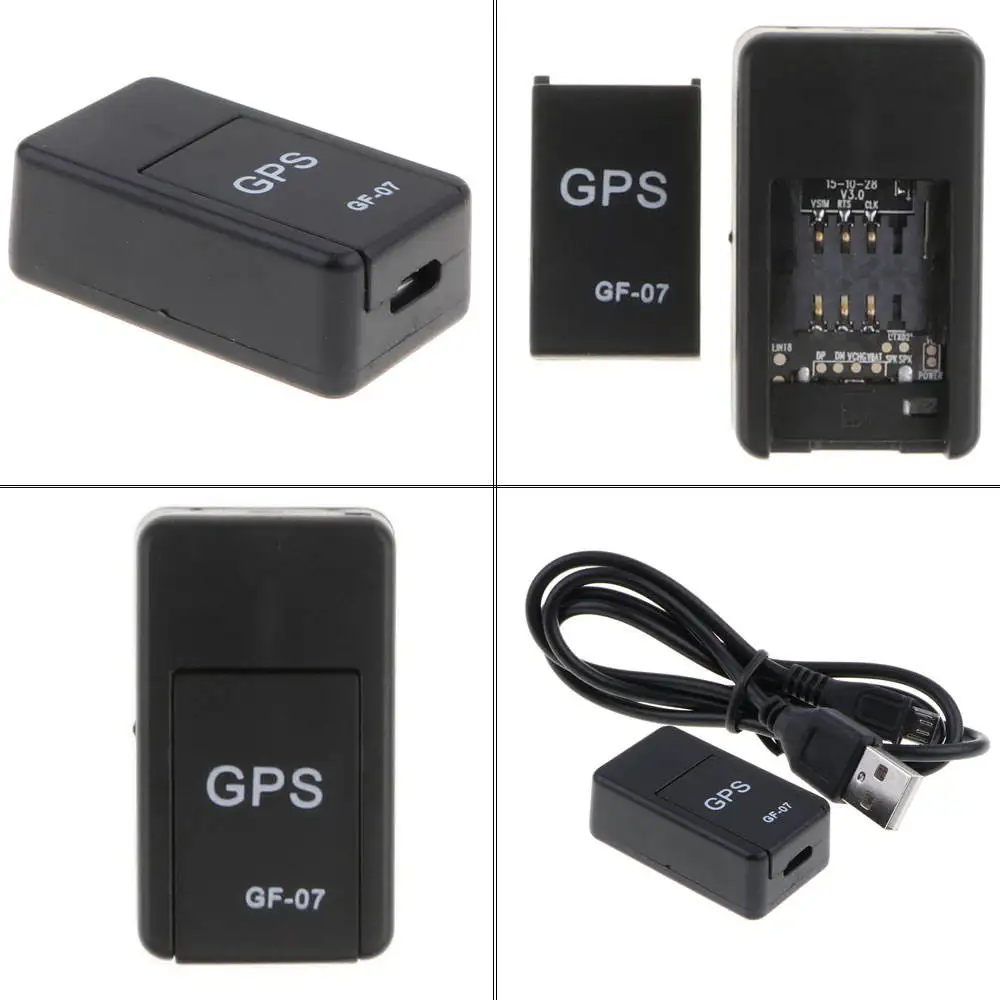 

50-500M Mini Portable Real Time Tracking Locator Vehicle GPS Tracker Car Electronics Accessories 2.5x3.5x1.5 cm