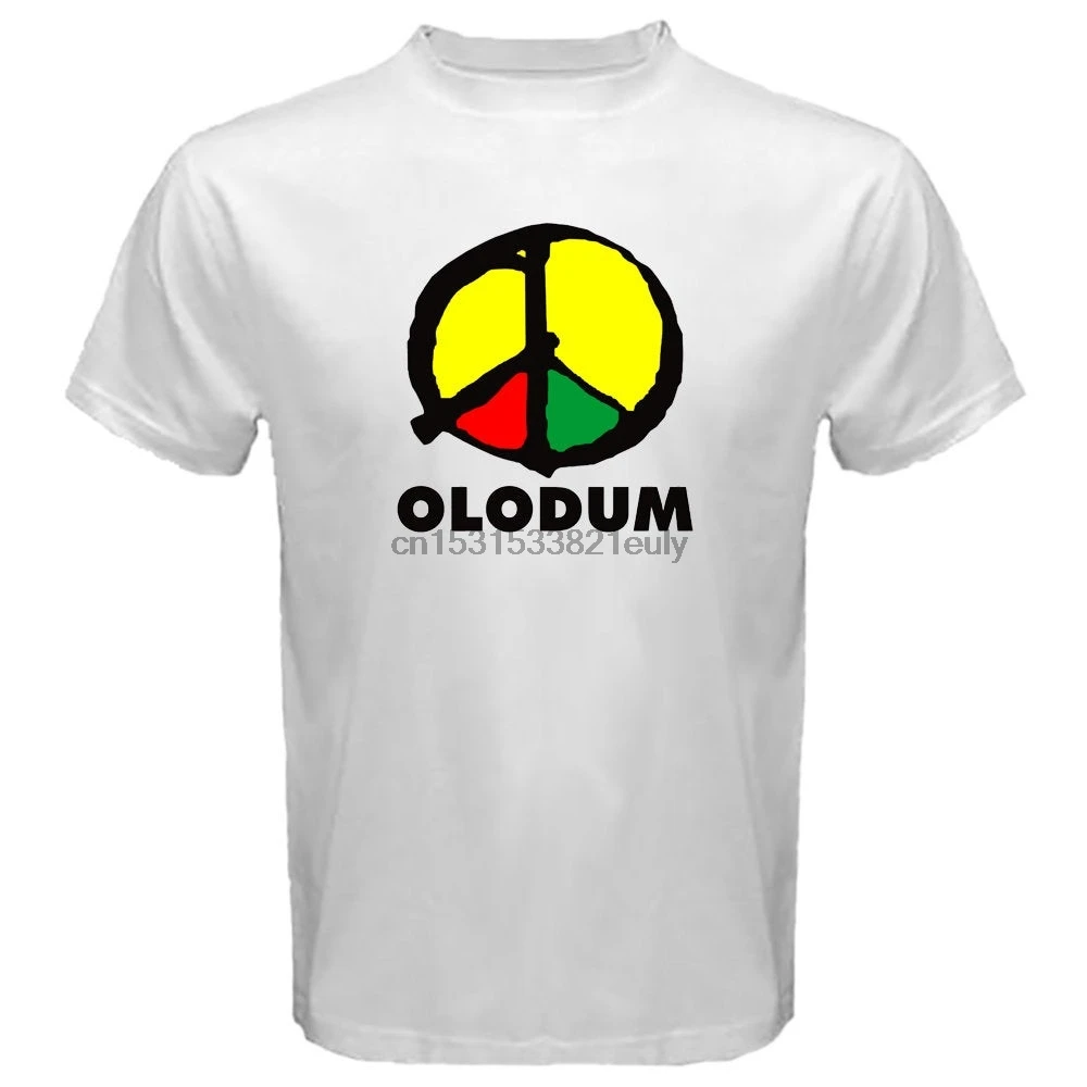 Мужская футболка с логотипом Olodum Peace Brazil Samba Carnival Michael Jackson белая Размеры S