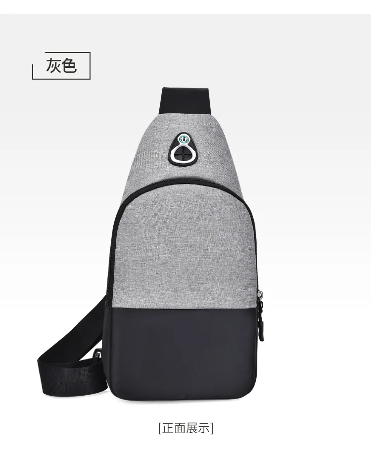 shoulder bag men and women color nylon outdoor leisure chest bag Waist Packs