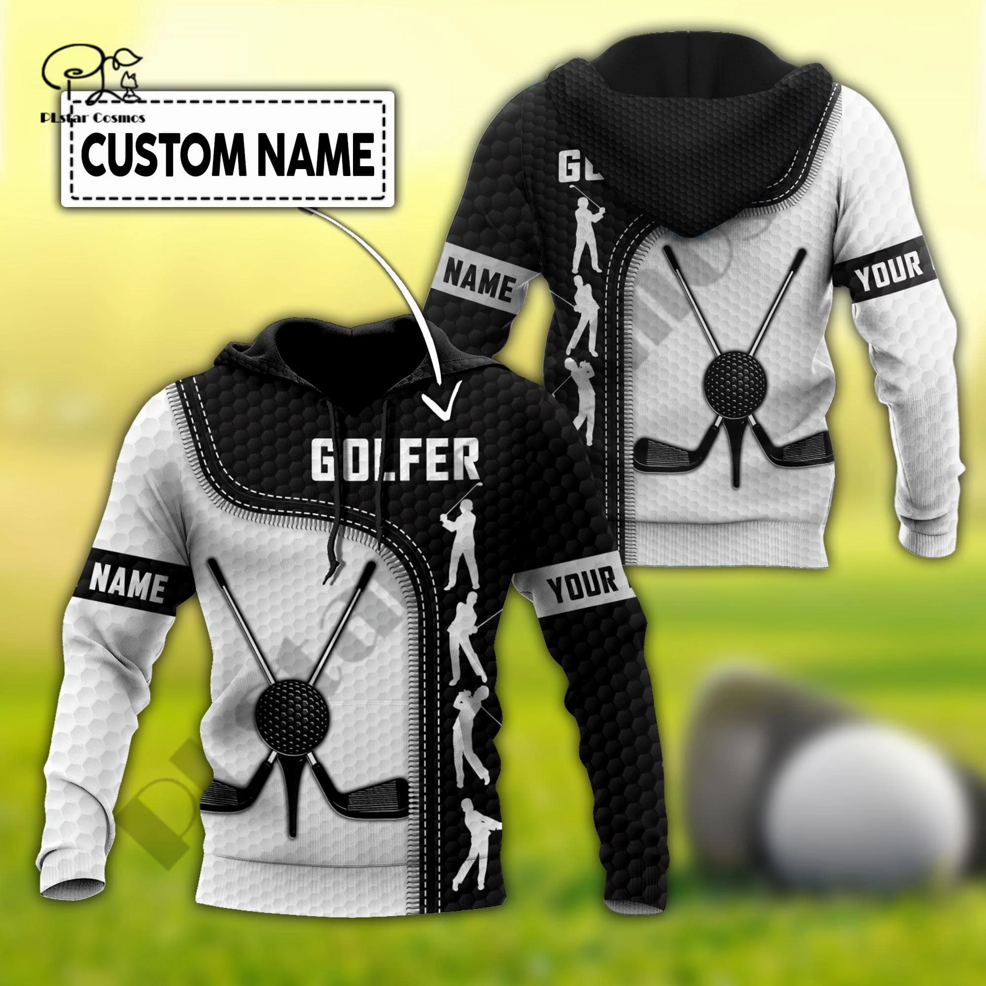 

PLstar Cosmos 3Dprint Newest Golfer Player Sport Custom Name Harajuku Streetwear Unique Unisex Casual Hoodies/Sweatshirt/Zip -10