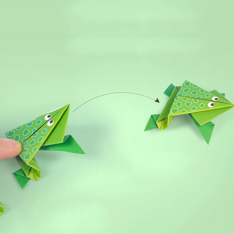 

108 Pcs Cartoon Origami Book Paper Arts and Craft DIY Handmade 3D Puzzle Animal Crafts for Kids Educational Child Toy