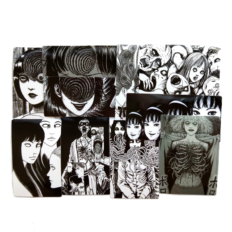 10 шт. другая наклейка для автомобиля Tomie Revenge черный и белый ноутбука велосипед