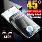 Изогнутая Гидрогелевая пленка для Samsung Galaxy Note 20 Ultra S21 + S21 Note 10 9 8 S20 S9 Plus