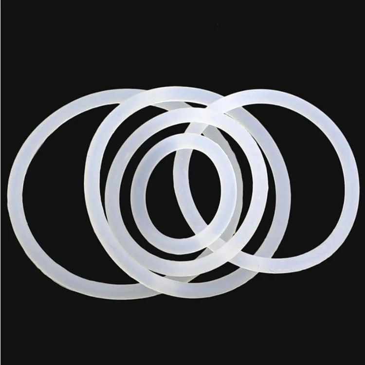 10pc Thickness CS 1.5mm OD 5 ~ 45mm Silicone O Ring Gasket Food Grade Waterproof Washer Rubber Insulate Round Shape Seal White |
