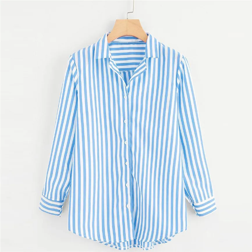 Офисная Женская рубашка модная Осенняя толстовка с круглым вырезом и длинным