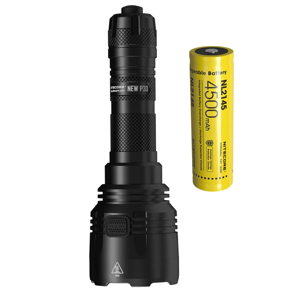 NEW P30 NL2145 NITECORE P30 охотничий светильник XP-L HI V3 max 1000 люмен длинный бросок 618 м 21700 фонарь на батарейках уличный спортивный светильник - Испускаемый цвет: NEW P30 NL2145