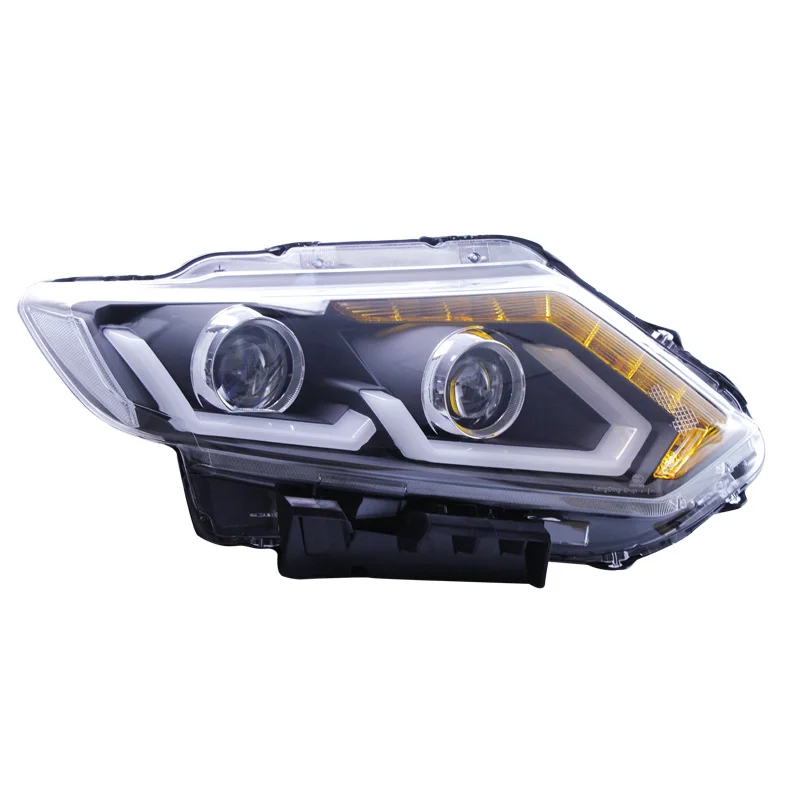 

Applicable to 14-16 Qijun headlight assembly LED daytime running lights, new Qijun modified lens xenon headlights
