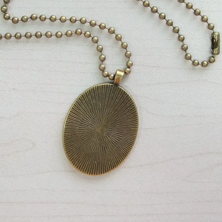 Бесплатная доставка нестандартная Сублимация пустые бронзовые ожерелья