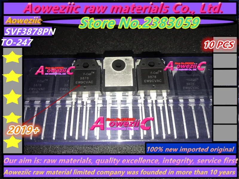 Aoweziic 2019 + 100 новый импортный оригинальный сварочный аппарат SVF3878PN 3878 TO 247 MOSFET 9A