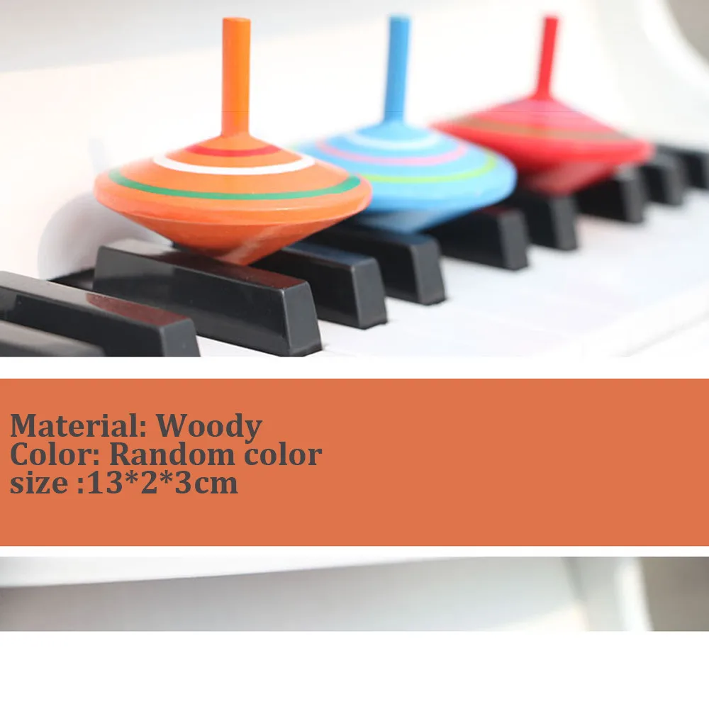 Новинка деревянный Красочные прядильный механизм детские деревянные вечерние