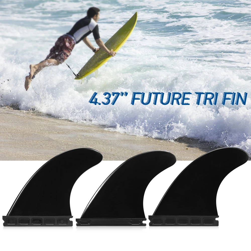 3 упаковки доски для серфинга Future Tri Fin 4 37 ''серфинга Набор FCS водные виды спорта