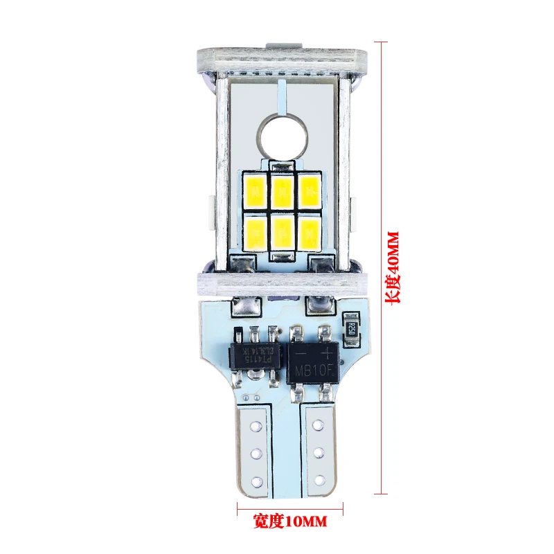 2PCS High Quality T15 W16W 921 LED Super Bright 18W 3030 18 SMD CANBUS Error Free Bulbs Turn signal reversing light 12V | Автомобили и